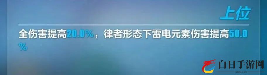 崩坏3雷之律者圣痕推荐 雷之律者圣痕贝纳勒斯测评